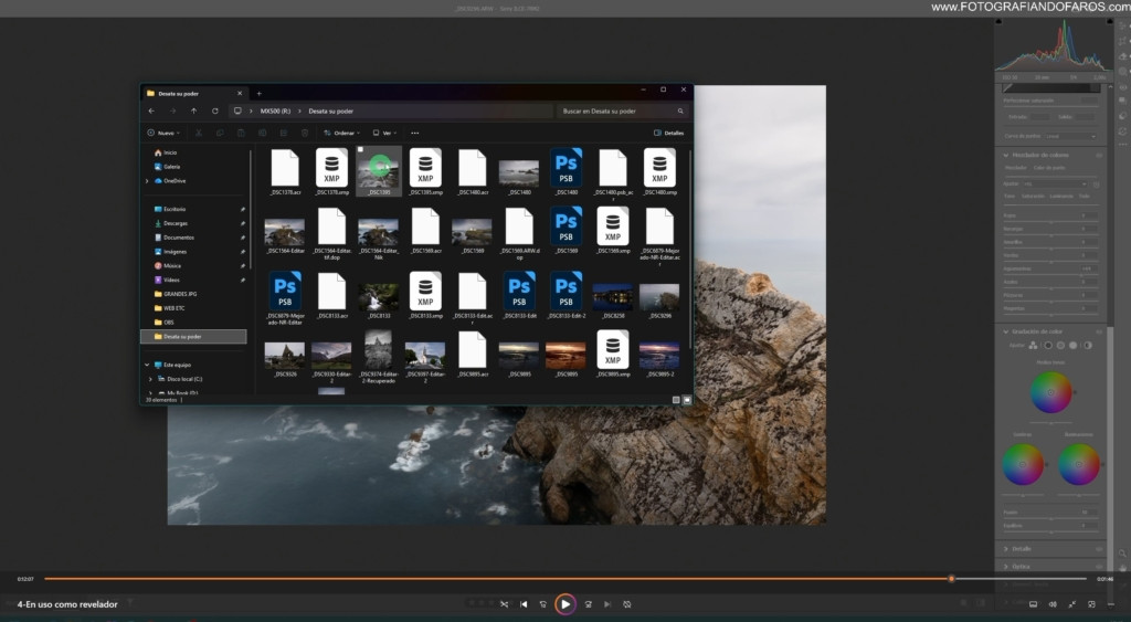 CAPTURA CAMERA RAW CURSO